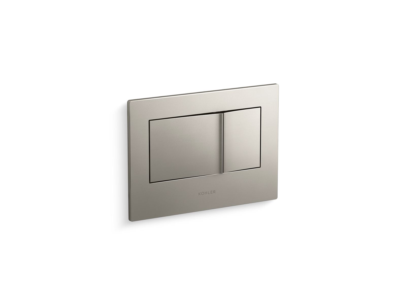 KOHLER K-8857-BN Bevel Flush Actuator Plate For 2"X4" In-Wall Tank And Carrier System - Vibrant Brushed Nickel
