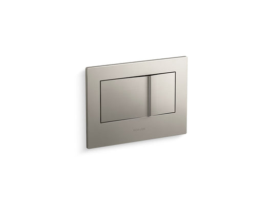 KOHLER K-8857-BN Bevel Flush actuator plate for 2"x4" in-wall tank and carrier system - Vibrant Brushed Nickel
