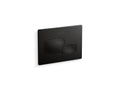KOHLER K-5413-7 Cue Flush Actuator Plate For 2"X 4" In-Wall Tank And Carrier System - Black Black
