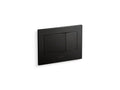 KOHLER K-8857-7 Bevel Flush Actuator Plate For 2"X4" In-Wall Tank And Carrier System - Black Black