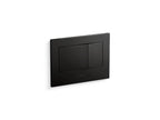 KOHLER K-8857-7 Bevel Flush Actuator Plate For 2"X4" In-Wall Tank And Carrier System - Black Black