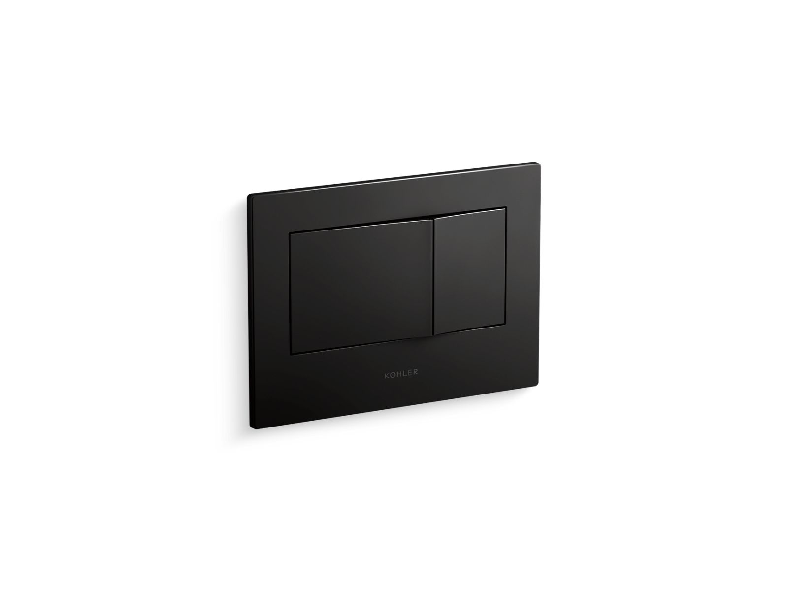 KOHLER K-8857-7 Bevel Flush Actuator Plate For 2"X4" In-Wall Tank And Carrier System - Black Black