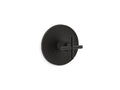 KOHLER K-T14488-3-BL Purist Mastershower Temperature Control Valve Trim With Cross Handle - Matte Black