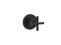 KOHLER K-T14490-3-BL Purist Mastershower Volume Control Valve Trim With Cross Handle - Matte Black