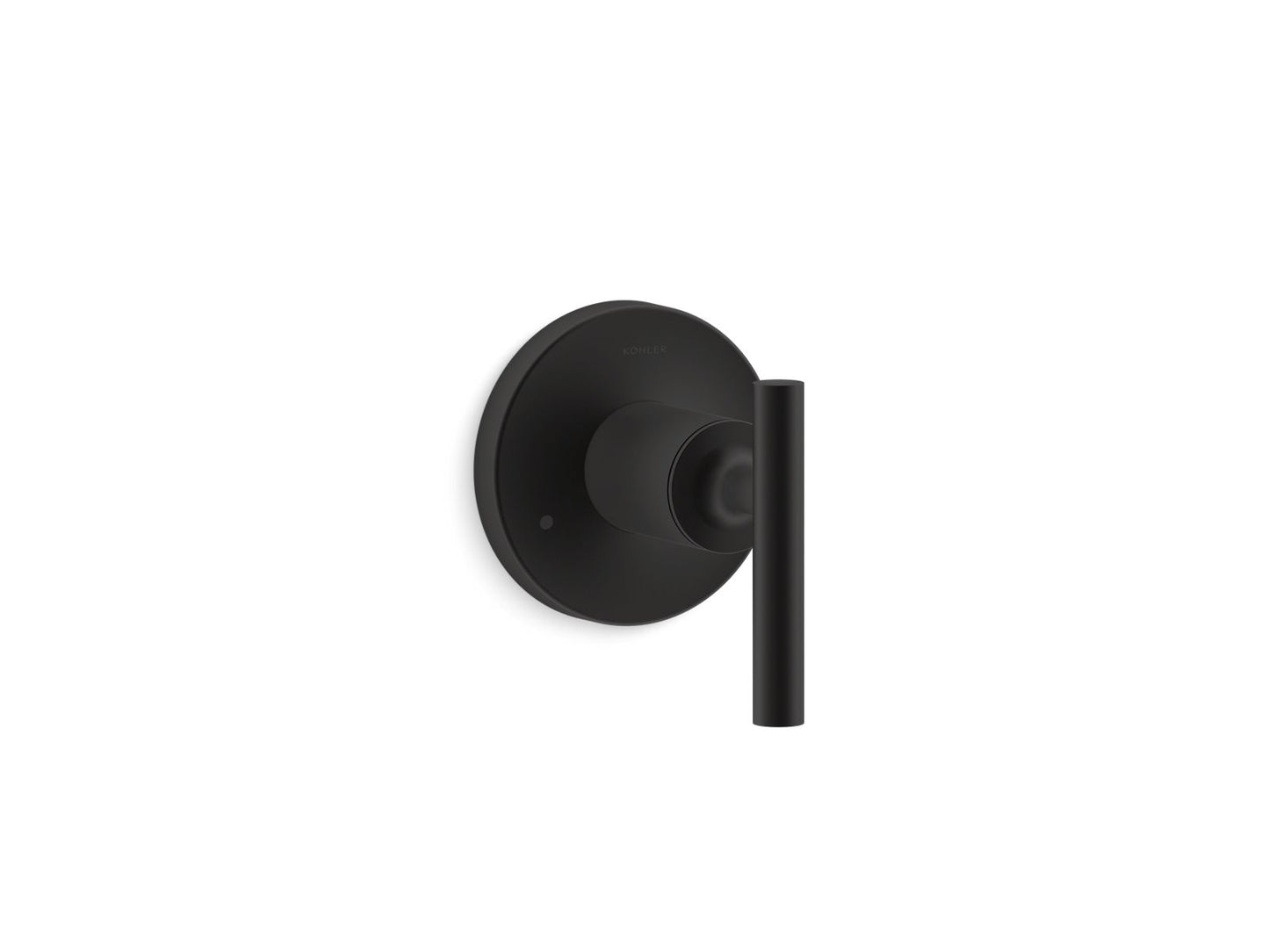 KOHLER K-T14491-4-BL Purist MasterShower transfer valve trim with lever handle - Matte Black