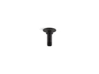 KOHLER K-7396-BL 3" Ceiling-Mount Single-Function Rainhead Arm And Flange - Matte Black
