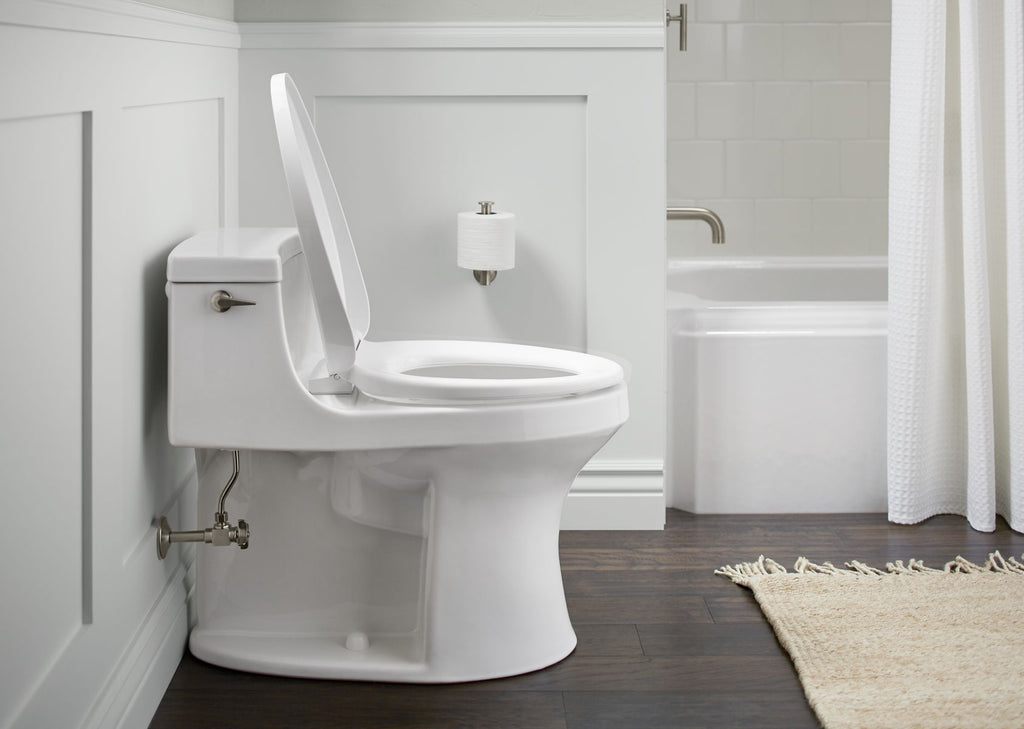 KOHLER K-10349-96 Purewarmth Heated Quiet-Close Elongated Toilet Seat - Biscuit