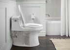 KOHLER K-10349-96 Purewarmth Heated Quiet-Close Elongated Toilet Seat - Biscuit