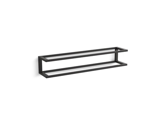 KOHLER K-27352-BL Draft 24" Towel Bar Frame In Matte Black