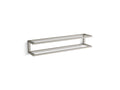 KOHLER K-27352-BN Draft 24" Towel Bar Frame In Vibrant Brushed Nickel