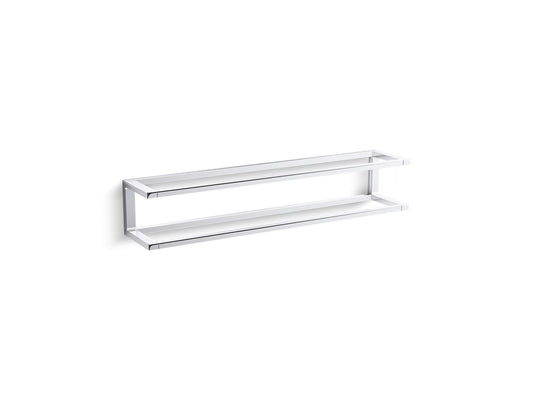 KOHLER K-27352-CP Draft 24" Towel Bar Frame In Polished Chrome