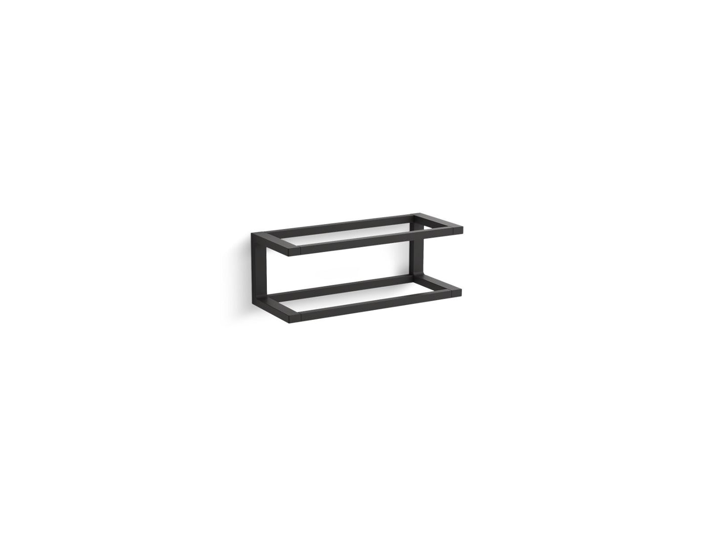 KOHLER K-27353-BL Draft 12" Towel Bar Frame In Matte Black