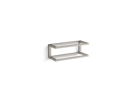 KOHLER K-27353-BN Draft 12" Towel Bar Frame In Vibrant Brushed Nickel