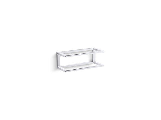 KOHLER K-27353-CP Draft 12" Towel Bar Frame In Polished Chrome