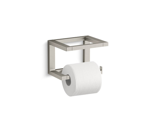 KOHLER K-31750-BN Draft Pivoting Toilet Paper Holder In Vibrant Brushed Nickel