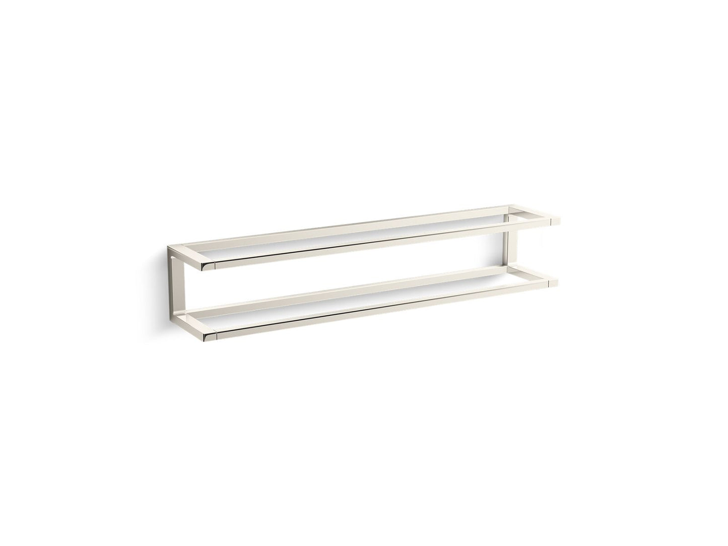 KOHLER K-27352-SN Draft 24" Towel Bar Frame In Vibrant Polished Nickel