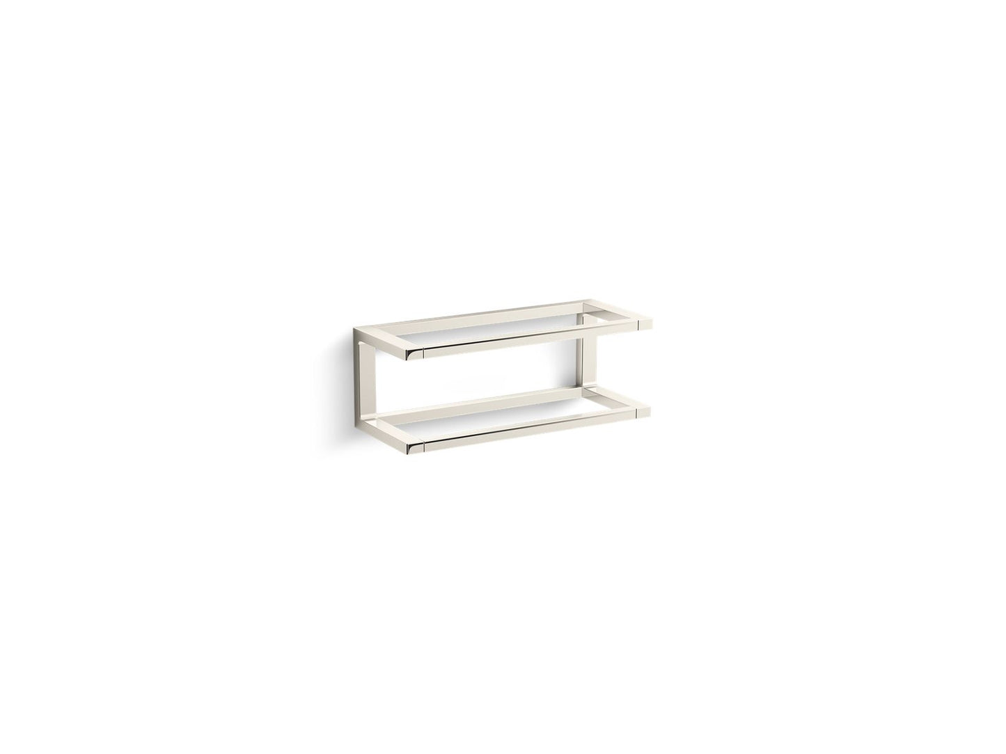 KOHLER K-27353-SN Draft 12" Towel Bar Frame In Vibrant Polished Nickel