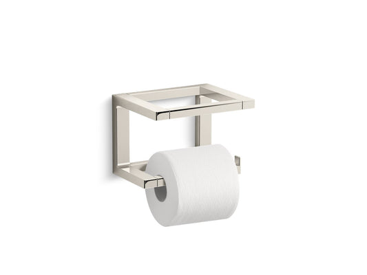 KOHLER K-31750-SN Draft Pivoting Toilet Paper Holder In Vibrant Polished Nickel