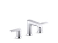 KOHLER K-37893-4-CP Hint Widespread Bathroom Sink Faucet, 1.2 Gpm - Polished Chrome