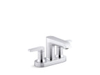 KOHLER K-97094-4-BL Hint Centerset Bathroom Sink Faucet, 1.2 Gpm - Matte Black