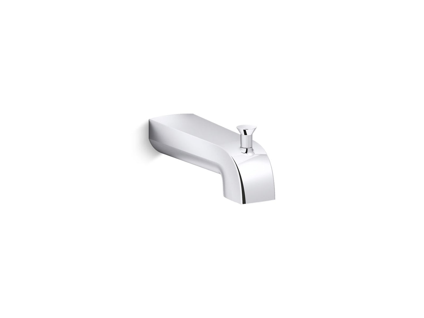 KOHLER K-97089-BN Pitch Wall-mount diverter bath spout - Vibrant Brushed Nickel