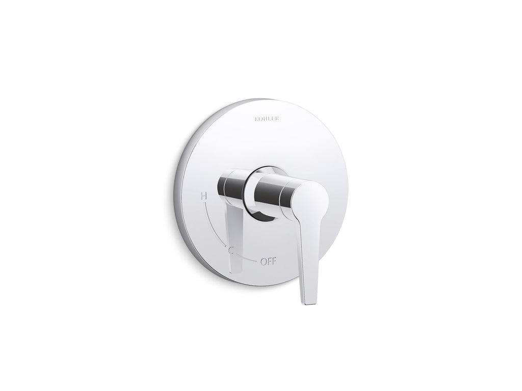 KOHLER K-TS74042-4-BN Pitch Rite-Temp Valve Trim - Vibrant Brushed Nickel