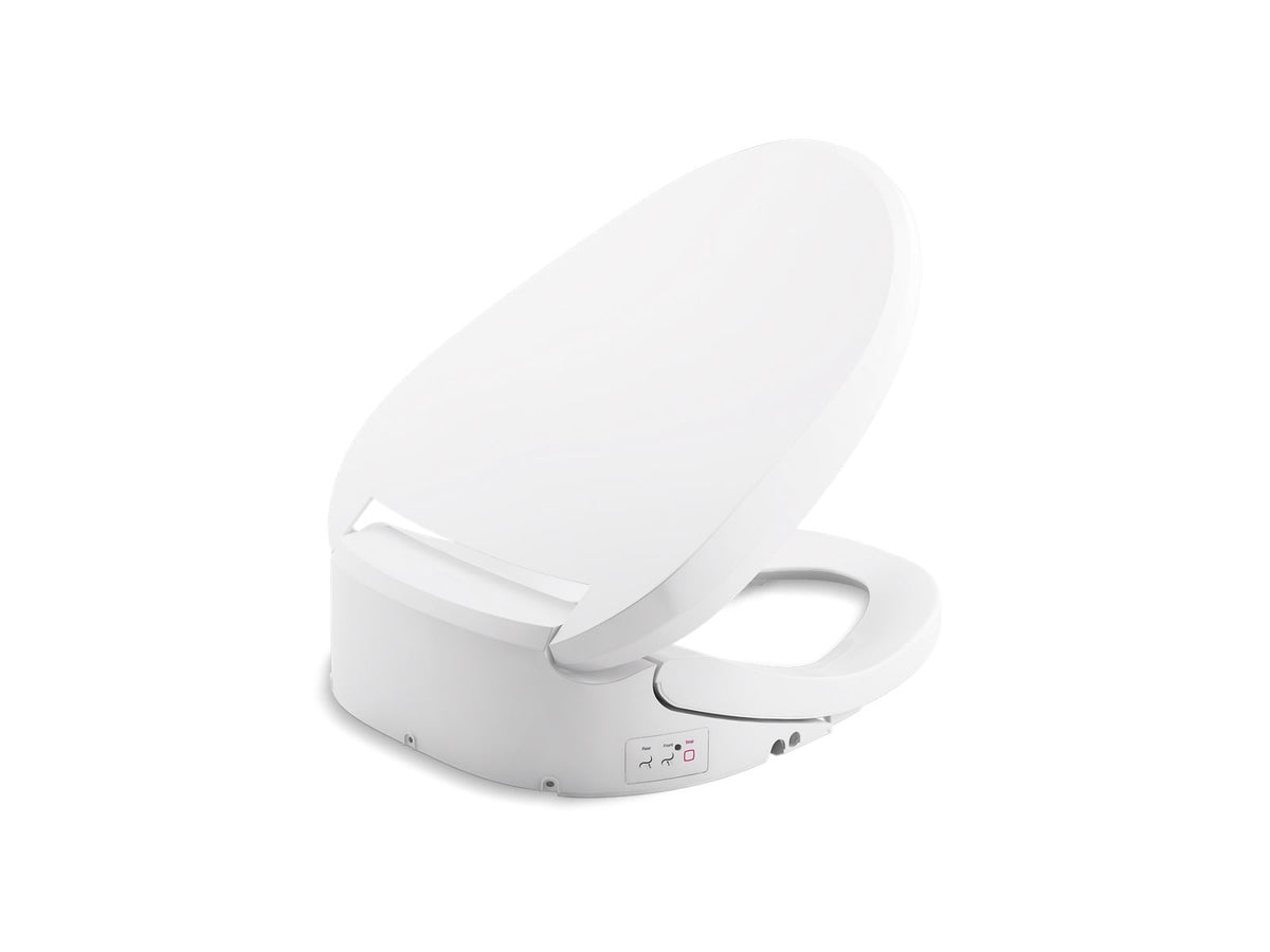 KOHLER K-8298-CR-0 Purewash E820 Elongated Bidet Toilet Seat With Remote Control - White