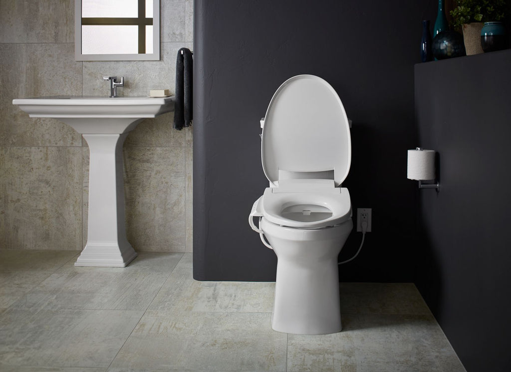 KOHLER K-26132-CSP-96 Purewash E545 Elongated Bidet Toilet Seat - Biscuit