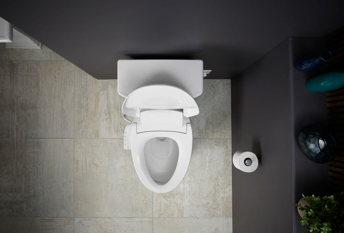 KOHLER K-26132-CSP-96 Purewash E545 Elongated Bidet Toilet Seat - Biscuit