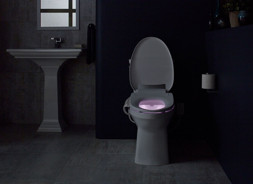 KOHLER K-26132-CSP-96 Purewash E545 Elongated Bidet Toilet Seat - Biscuit