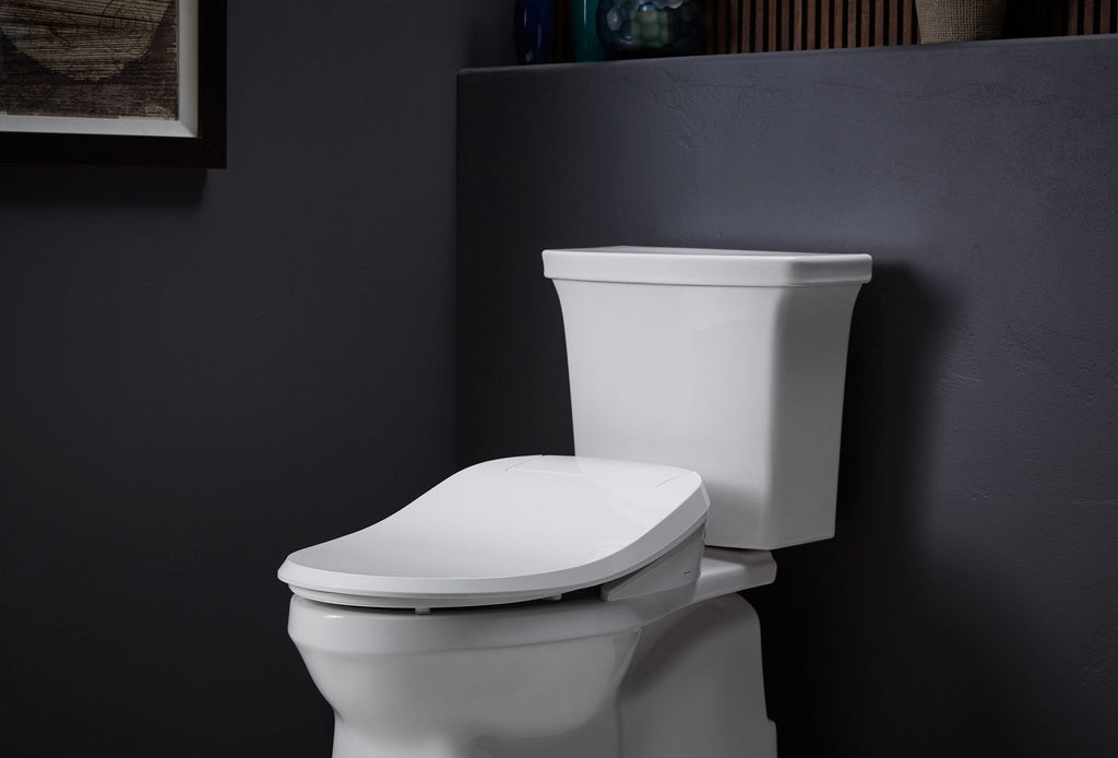 KOHLER K-26132-CSP-96 Purewash E545 Elongated Bidet Toilet Seat - Biscuit