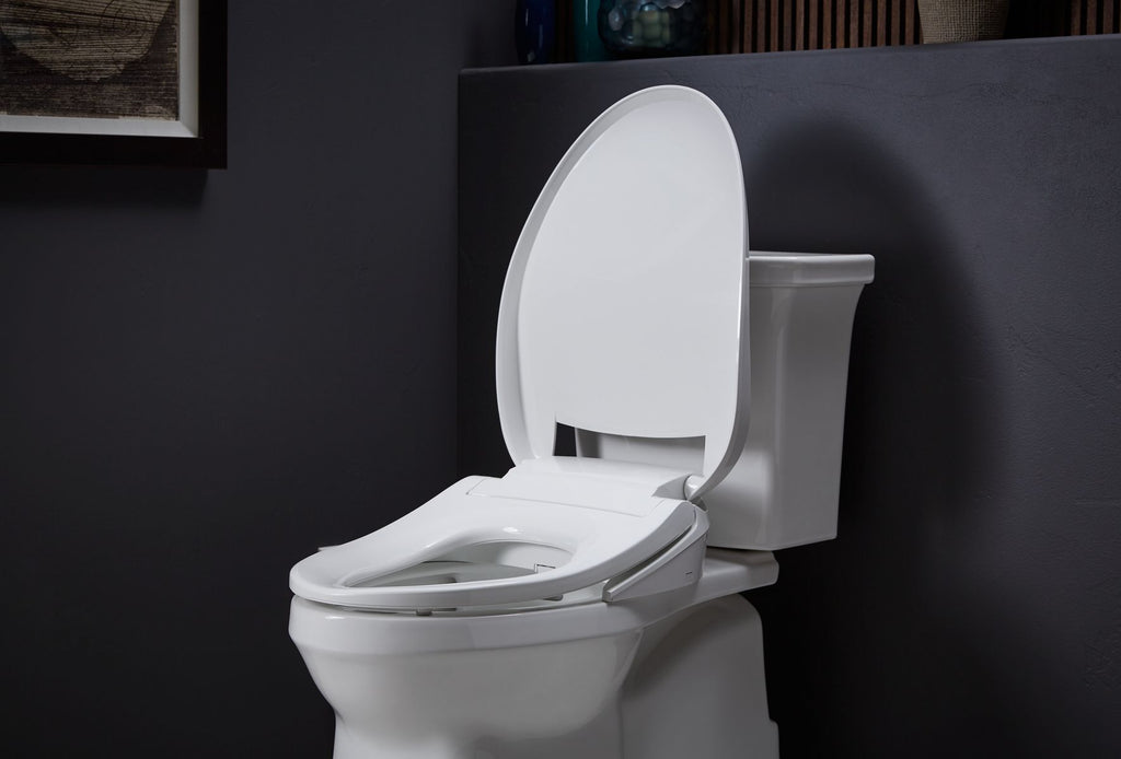 KOHLER K-26132-CSP-96 Purewash E545 Elongated Bidet Toilet Seat - Biscuit