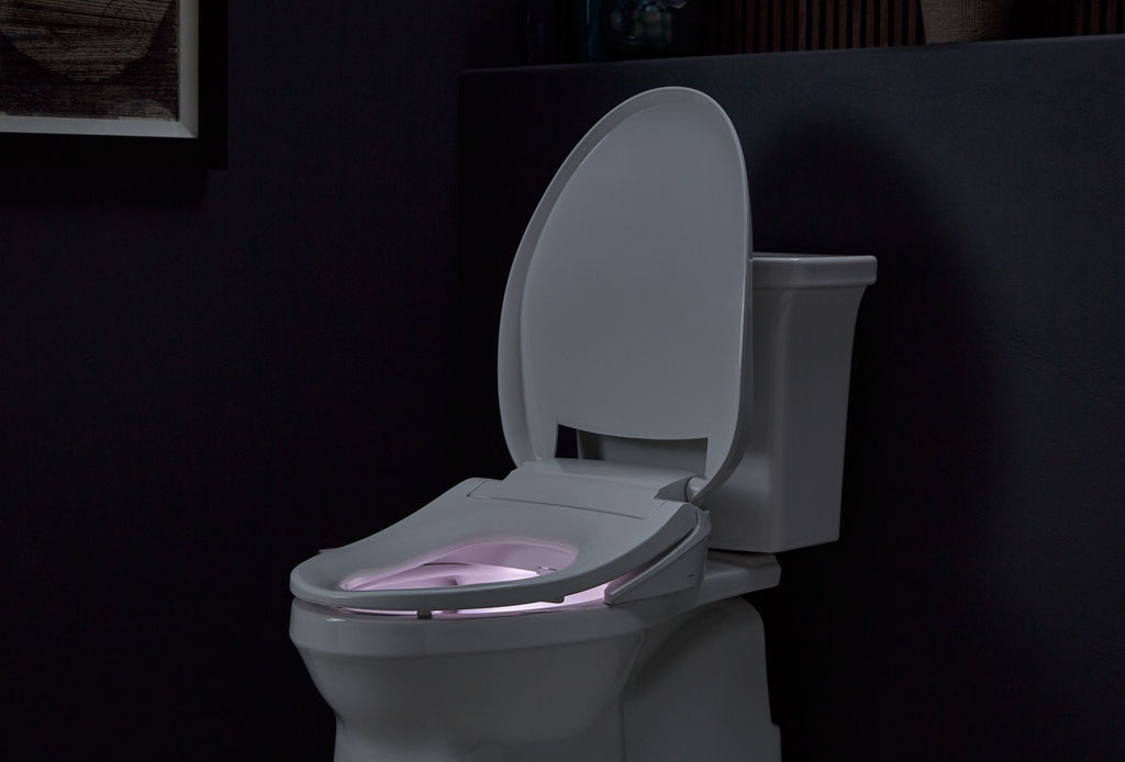 KOHLER K-26132-CSP-96 Purewash E545 Elongated Bidet Toilet Seat - Biscuit
