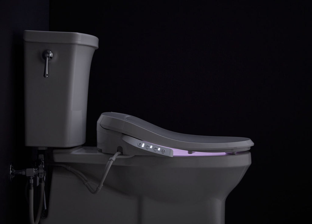 KOHLER K-26132-CSP-96 Purewash E545 Elongated Bidet Toilet Seat - Biscuit