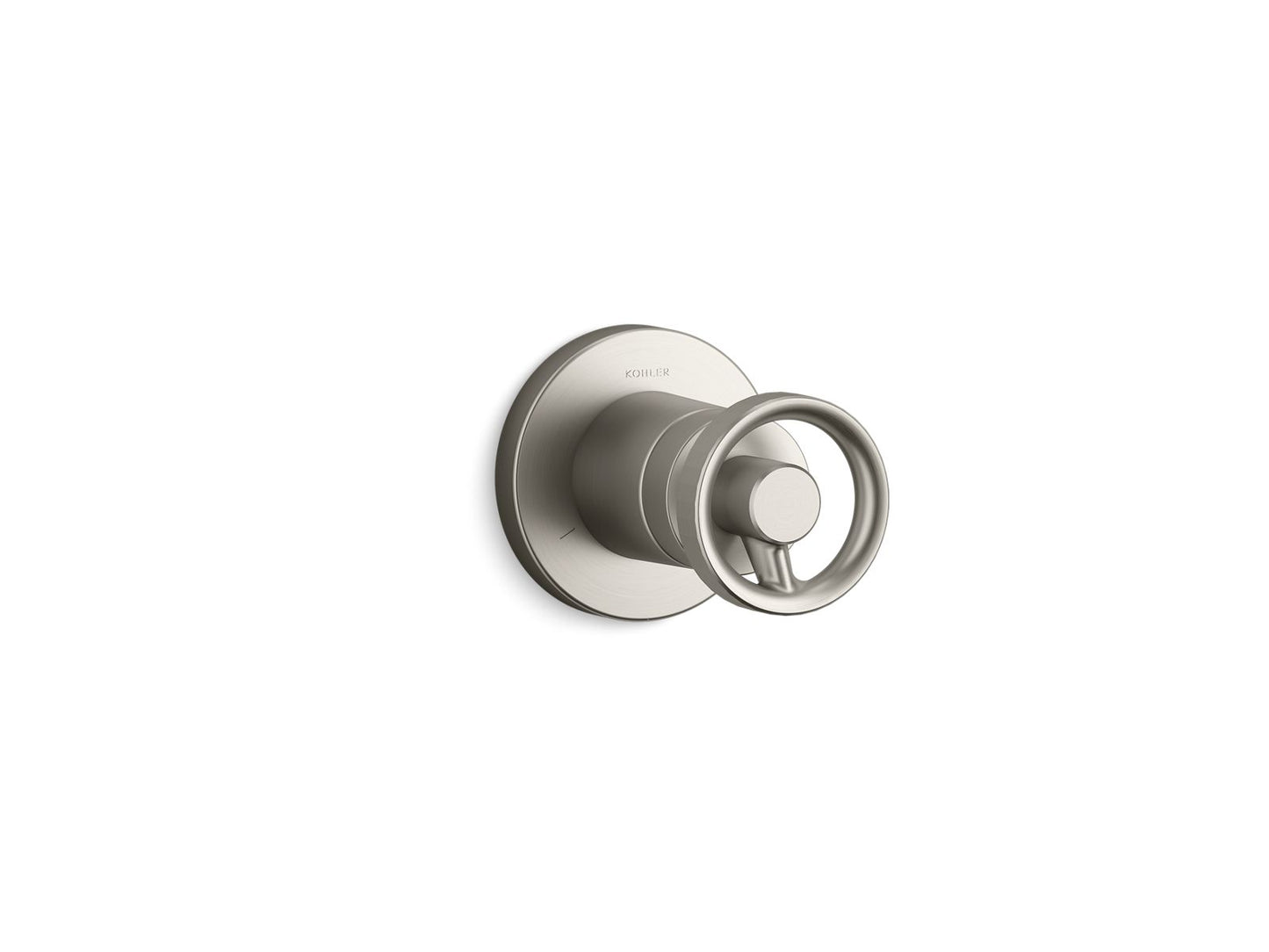 KOHLER K-T78026-9-BN Components Mastershower Transfer Valve Trim With Industrial Handle In Vibrant Brushed Nickel