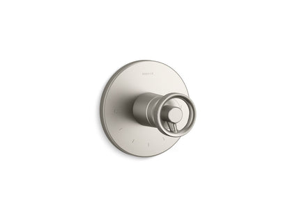 KOHLER K-T78027-9-BN Components MasterShower temperature control valve trim with Industrial handle - Vibrant Brushed Nickel