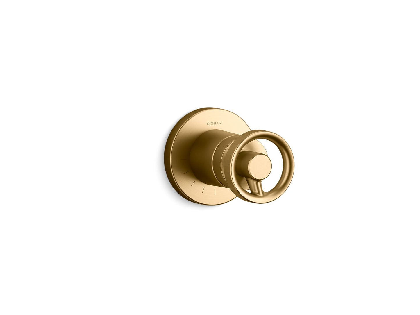 KOHLER K-T78025-9-2MB Components Mastershower Volume Control Valve Trim With Industrial Handle In Vibrant Brushed Moderne Brass