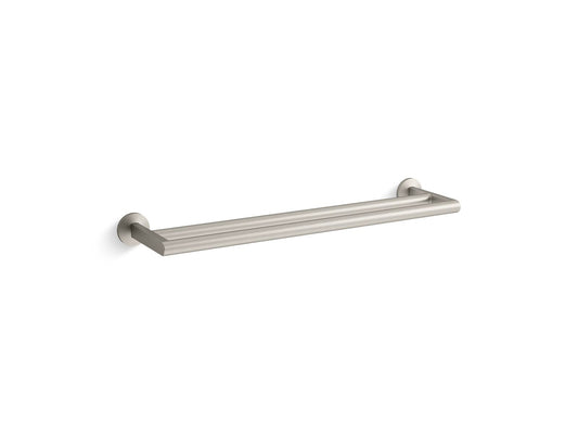 KOHLER K-78375-BN Components Double Towel Bar In Vibrant Brushed Nickel