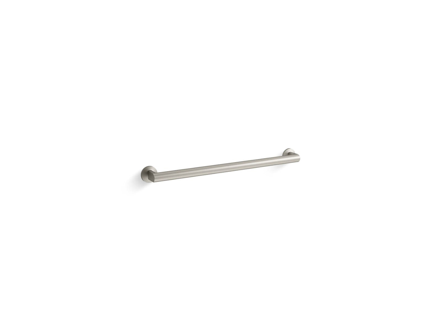 KOHLER K-78387-BN Components 24" Grab Bar In Vibrant Brushed Nickel