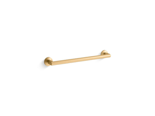 KOHLER K-78372-2MB Components 18" Towel Bar In Vibrant Brushed Moderne Brass