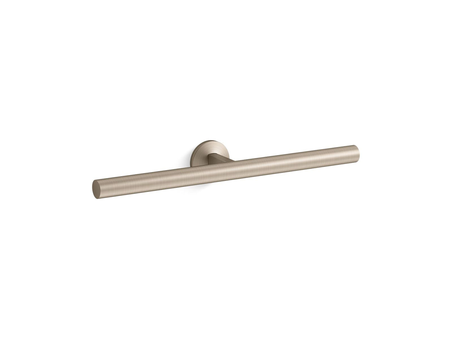 KOHLER K-78379-BV Components Double Towel Arm In Vibrant Brushed Bronze