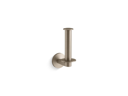 KOHLER K-78383-BV Components Vertical Toilet Paper Holder In Vibrant Brushed Bronze