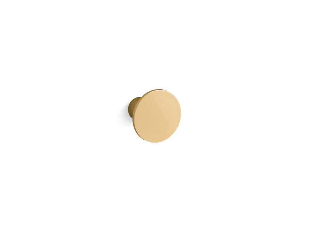 KOHLER K-78385-2MB Components Cabinet Knob - Vibrant Brushed Moderne Brass