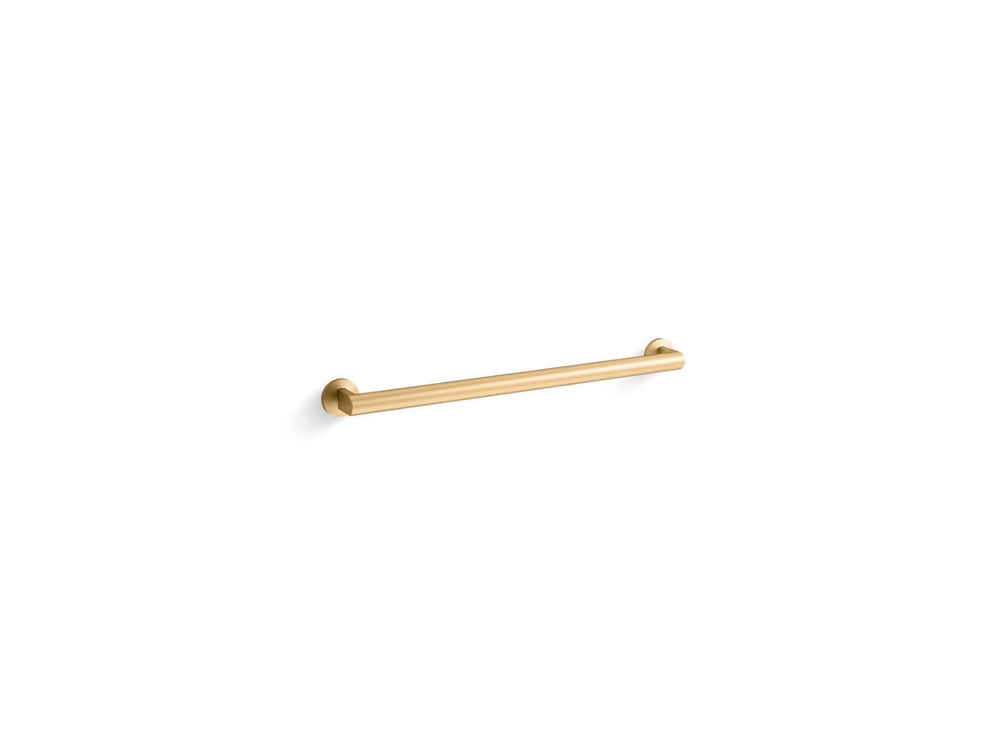 KOHLER K-78387-2MB Components 24" Grab Bar In Vibrant Brushed Moderne Brass