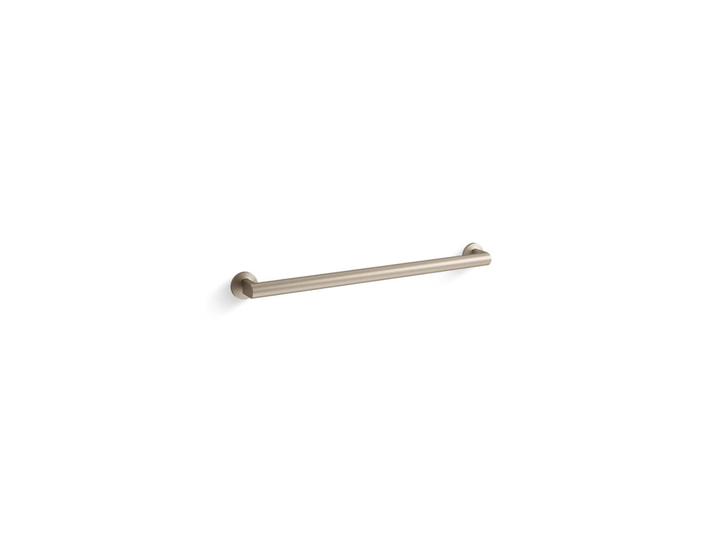 KOHLER K-78387-BV Components 24" Grab Bar - Vibrant Brushed Bronze