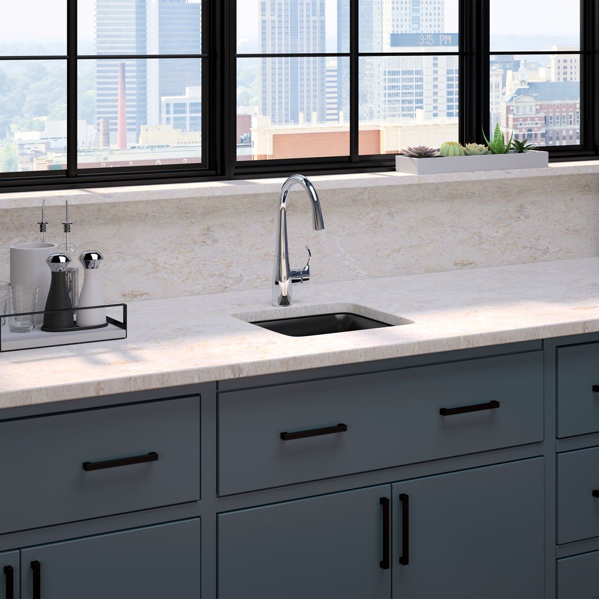 KOHLER K-22034-2MB Simplice Single-Handle Bar Sink Faucet - Vibrant Brushed Moderne Brass