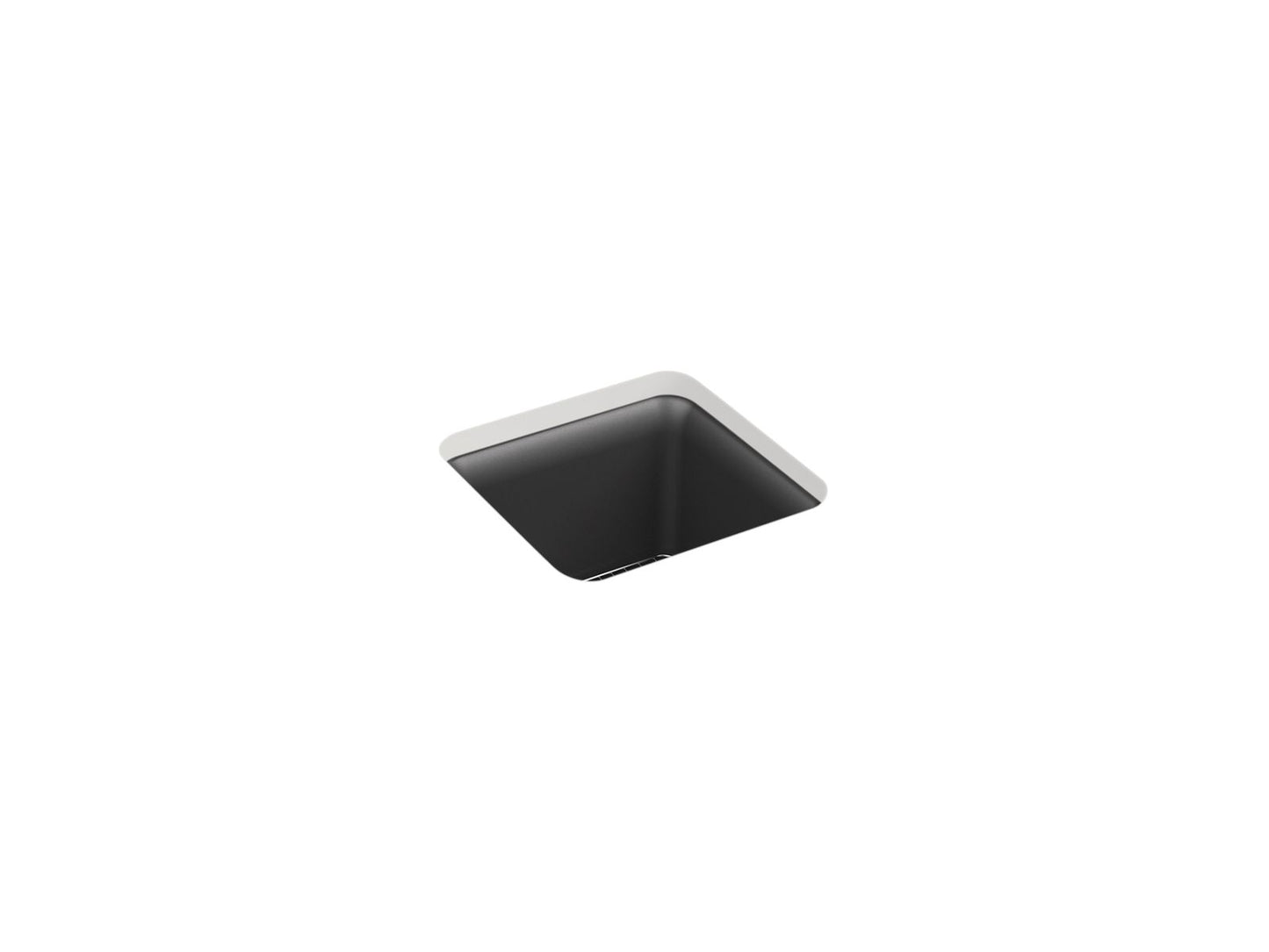 KOHLER K-8223-CM7 Cairn 15-1/2" Undermount Bar Sink In Matte Graphite