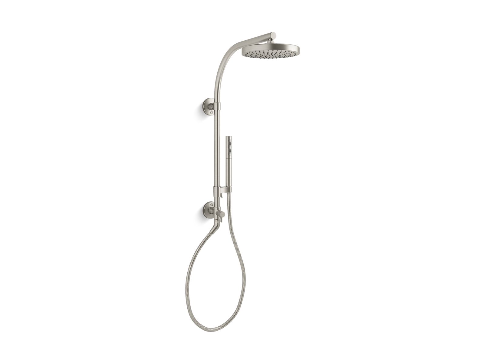 KOHLER K-76474-Y-BN Awaken Shift Hydrorail-R Shower Column Kit, 2.5 Gpm - Vibrant Brushed Nickel