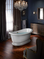 KOHLER K-21000-W-0 Artifacts 66-1/8" X 32-1/2" Freestanding Bath - White