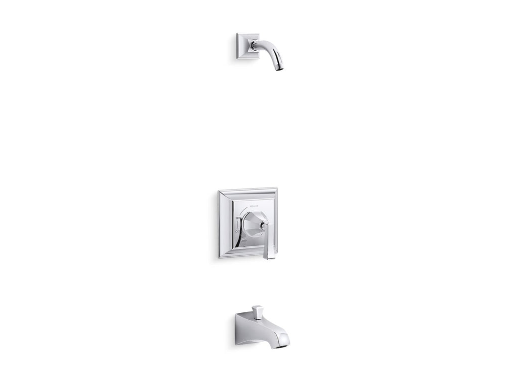 KOHLER K-TLS461-4V-BV Memoirs Stately Rite-Temp Bath And Shower Trim Kit, Without Showerhead - Vibrant Brushed Bronze